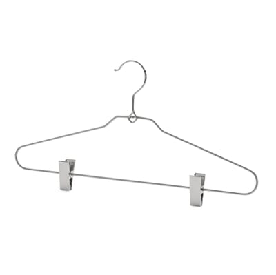 Wire Hanger Plastic Coated 405mm Wide White - Shop Basics