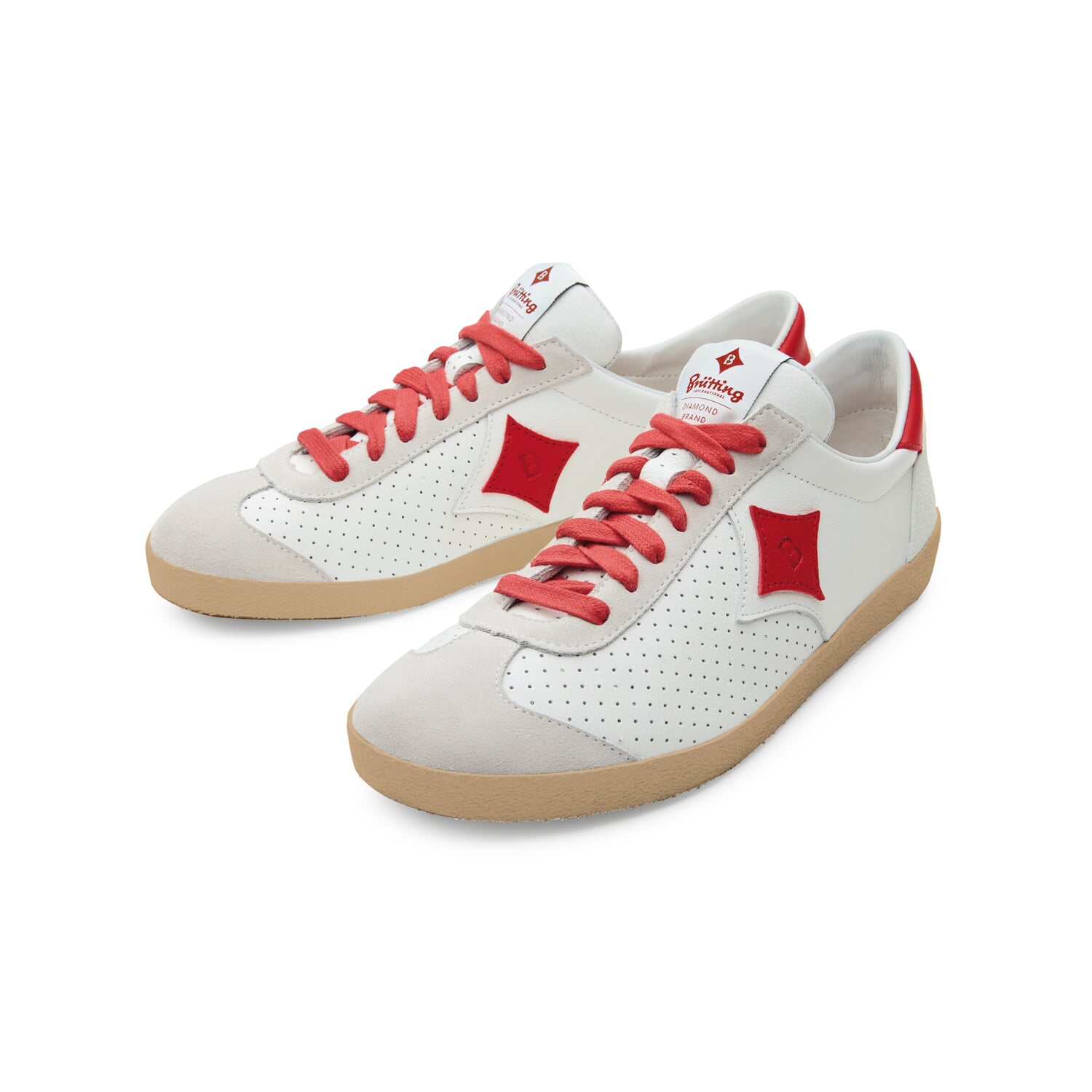 Brütting Melbourne Athletic Shoe, White Manufactum