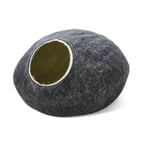 Felted Cat Cave Grey