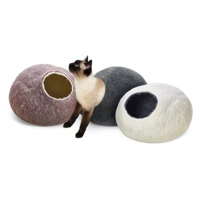Premium – Handgemaakte Merinowol Kattenmand