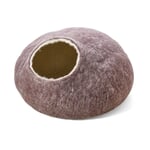 Cat cave wool felt Brown