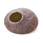 Felted Cat Cave Brown