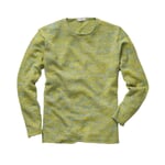 Inis Meáin Leinenshirt Grün-Gelb