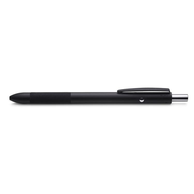 Four-in-One Ballpoint Pen Made of Brass, Black