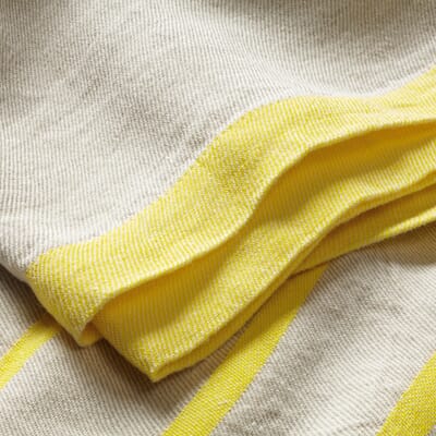 Linen cloth large, Nature Yellow