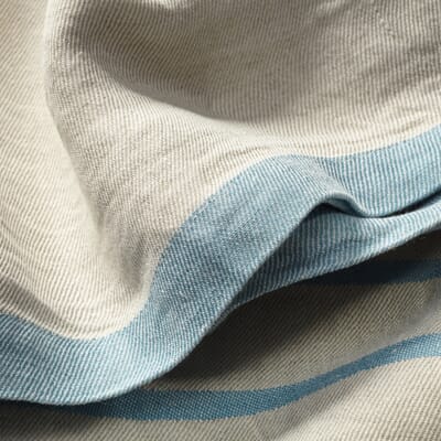 Linen cloth large, Nature blue