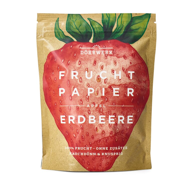 Papier fruité fraise-pomme