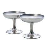 Set of ice cream dishes