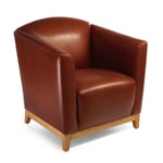 Leather Armchair by Manufactum Brown
