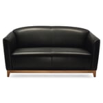 2-Seater Sofa by Manufactum Black