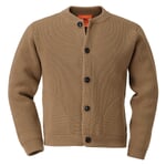 Andersen-Andersen Knit Merino Wool Jacket Camel coloured
