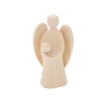 Guardian Angel Made of Maple Wood Girl
