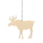 Gold-Plated Brass Pendant Elk