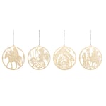 Gold-Plated Brass Pendant The Christmas Story