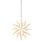 Gold-Plated Brass Mid-Sized Flat Shining Star