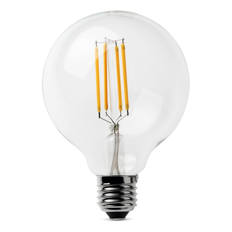LED-glødelampe i glas 95 mm E27