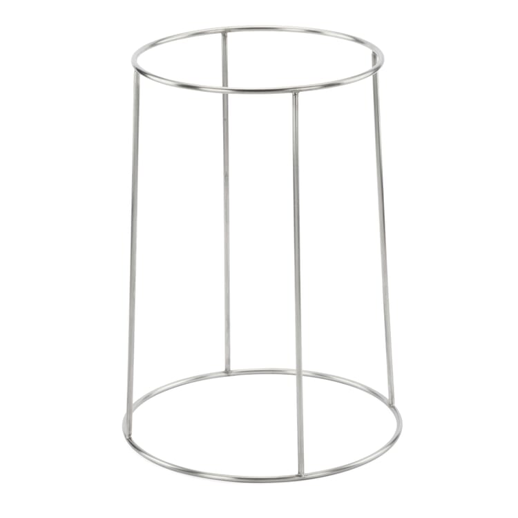 Stainless steel stand for bird feeder or bird bath ceramic