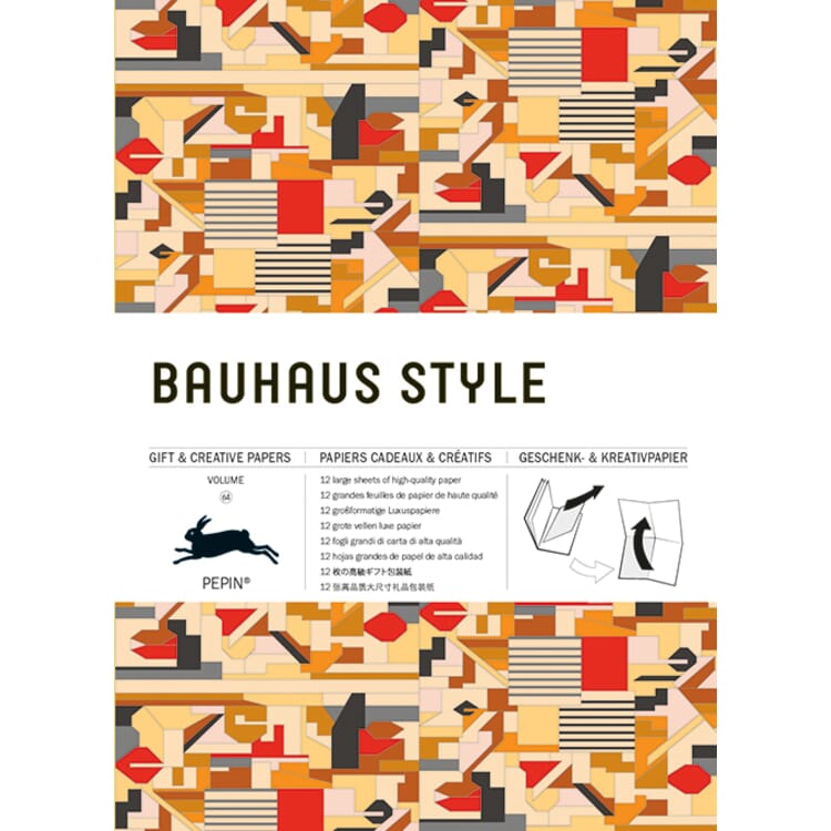 Papel de regalo Pepin, Estilo Bauhaus