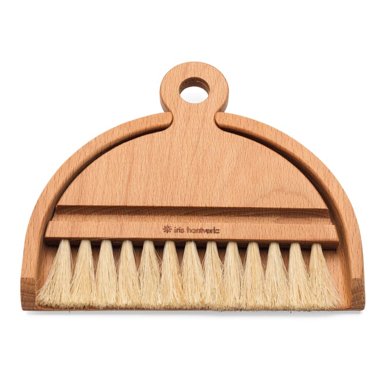 Brosse de table en crin de cheval
