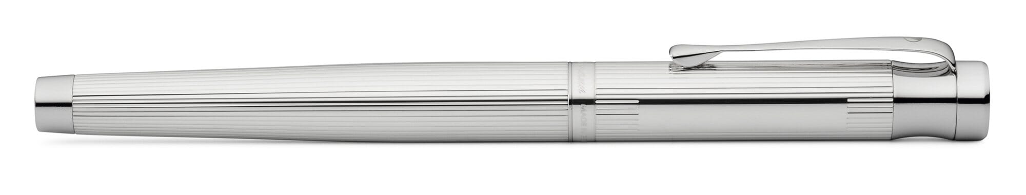 Waldmann fountain pen sterling silver, Line guilloche, F | Manufactum