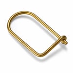 Key ring square brass