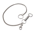Key chain with clutch and carabiner