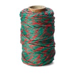 Filato di puro lino a 6 capi Rosso/Verde