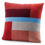 Lambswool Cushion Cover Bauhaus Style by Røros Red