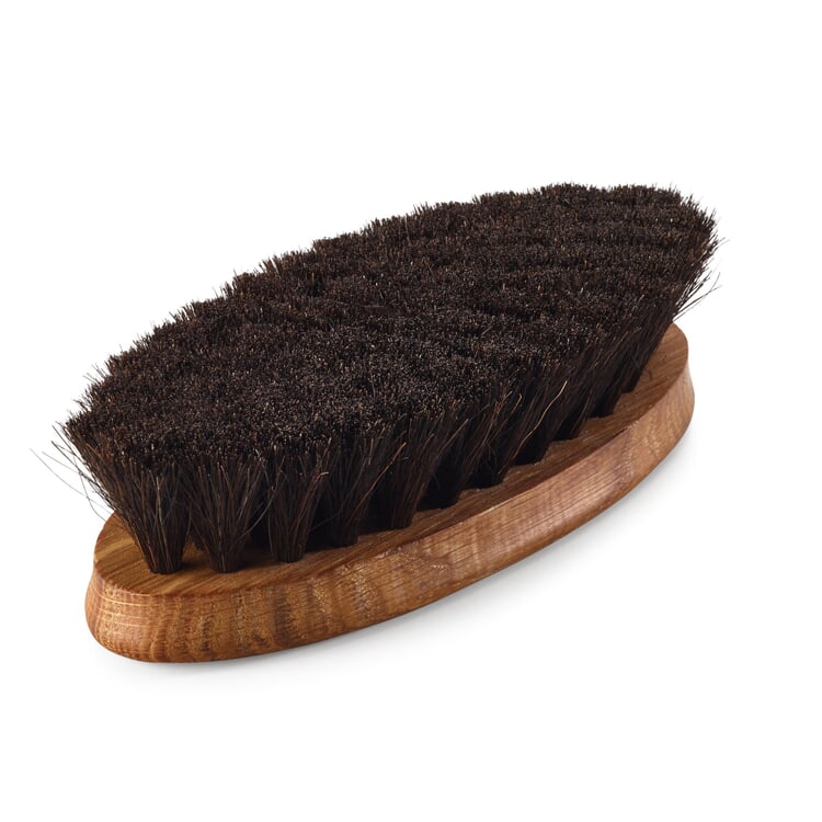 Horsehair Shoe Shine Brush, Dark Manufactum