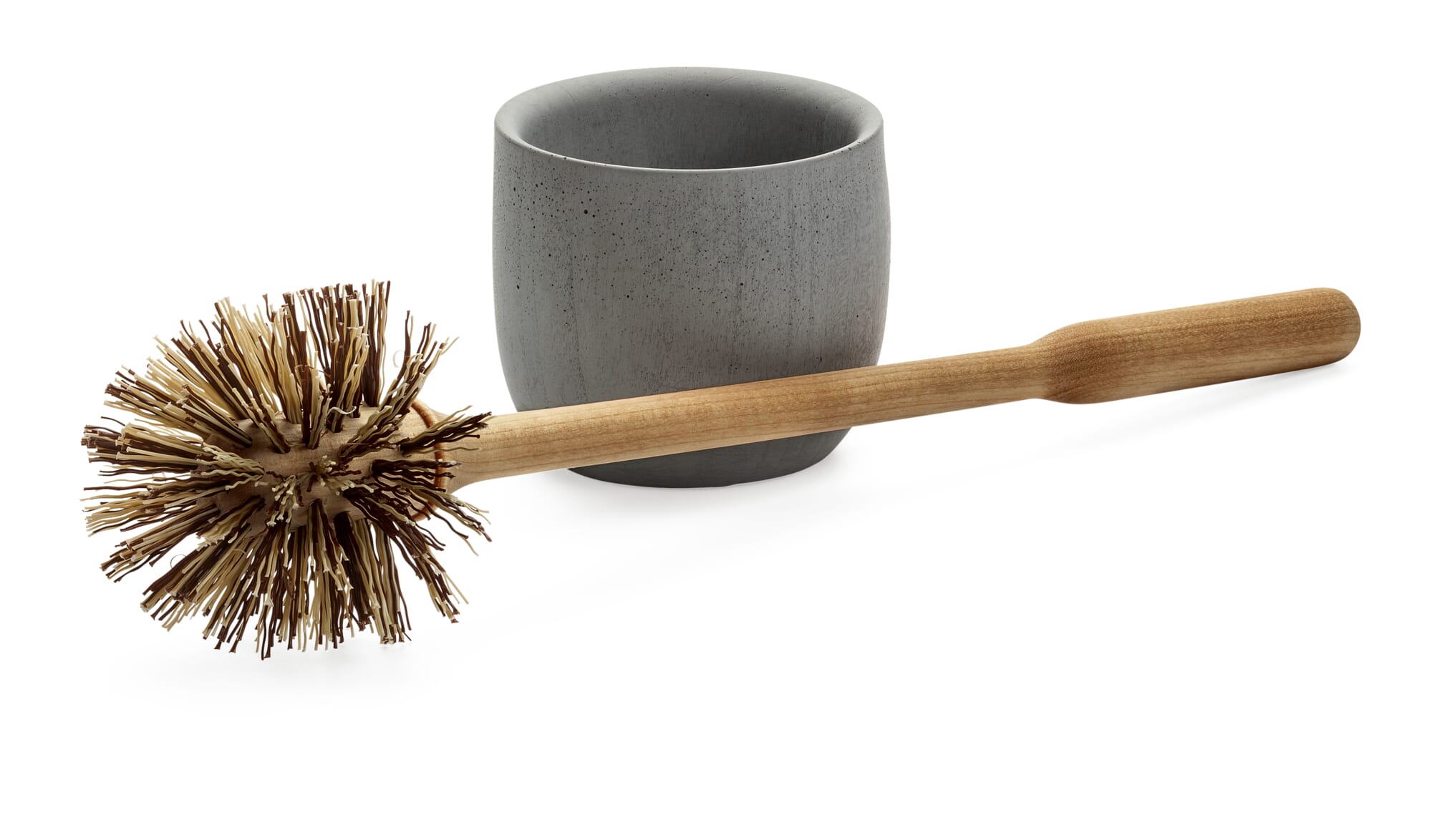 Concrete Toilet Brush Set