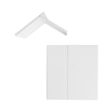 Hylde til Container DS Plus RAL 9010 Ren hvid