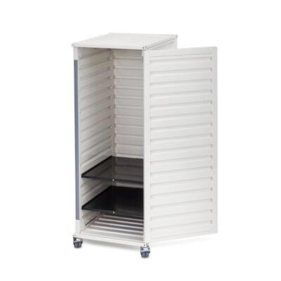 Pinterest Rek Dvdrip Rek voor Container DS Plus, RAL 7021 Zwartgrijs | Manufactum