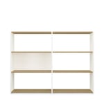 Oak and Beechwood Folding Shelving 2 x 3 shelves