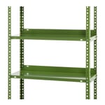 Floor to shelf industry RAL 6011 Reseda green