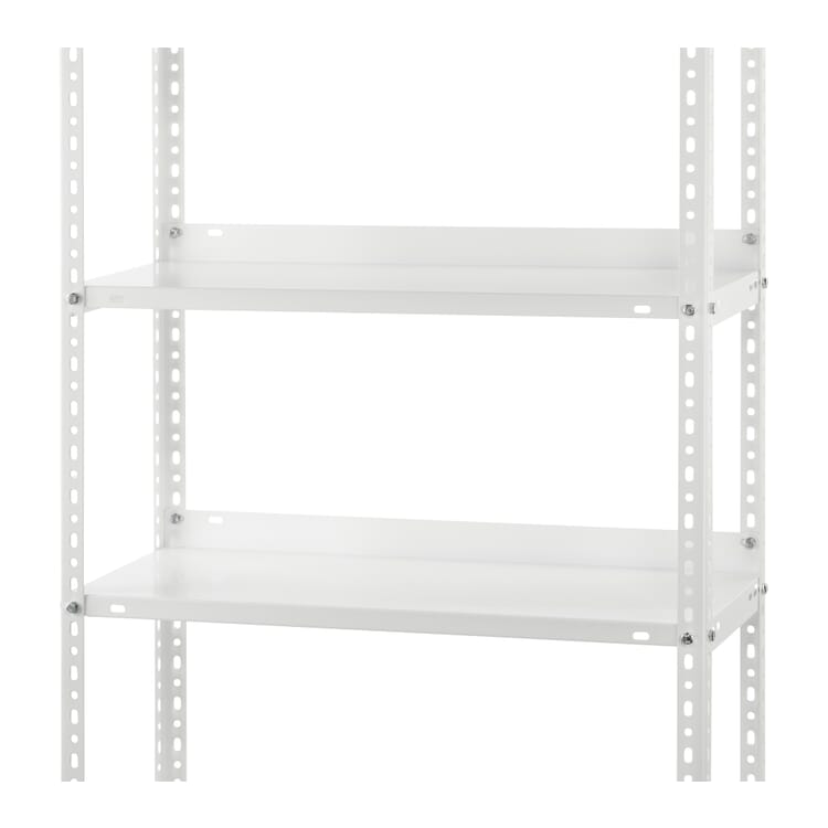Estante para estanterías industriales, RAL 9016 Blanco tráfico