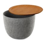 Tavolino Ronda Grigio / rovere