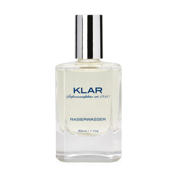 Aftershave transparente, Sándalo