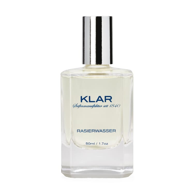 Clear aftershave
