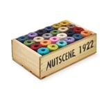 Jute yarn in assorted bright colours (24 rolls)