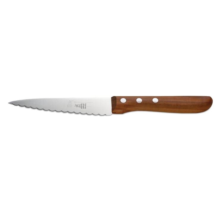 All-Purpose Knife with Dual Convex Serrated Edge