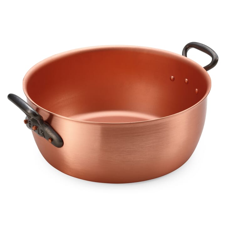 Jam pot copper, 28 cm