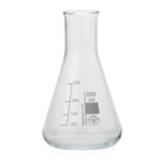 Glazen fles kegel 250 ml