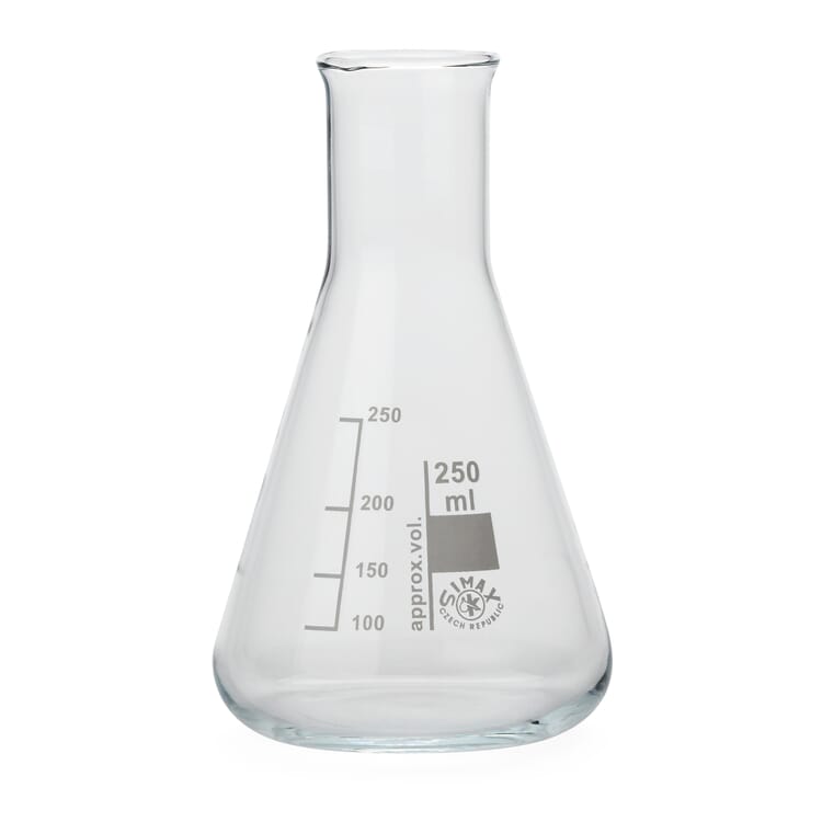 Glazen fles kegel, 250 ml