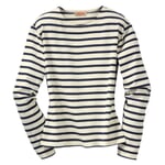 Pull-over en maille pour femme Marine naturelle