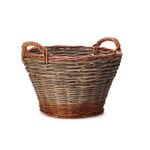 Garden Basket Made of Robinia and Willow Small