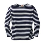 Sømandsskjorte med lange ærmer Marin natur