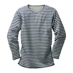 Camisa de rayas Gris claro