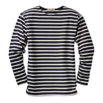 Knit Jumper Navy Blue and Natural Coloured