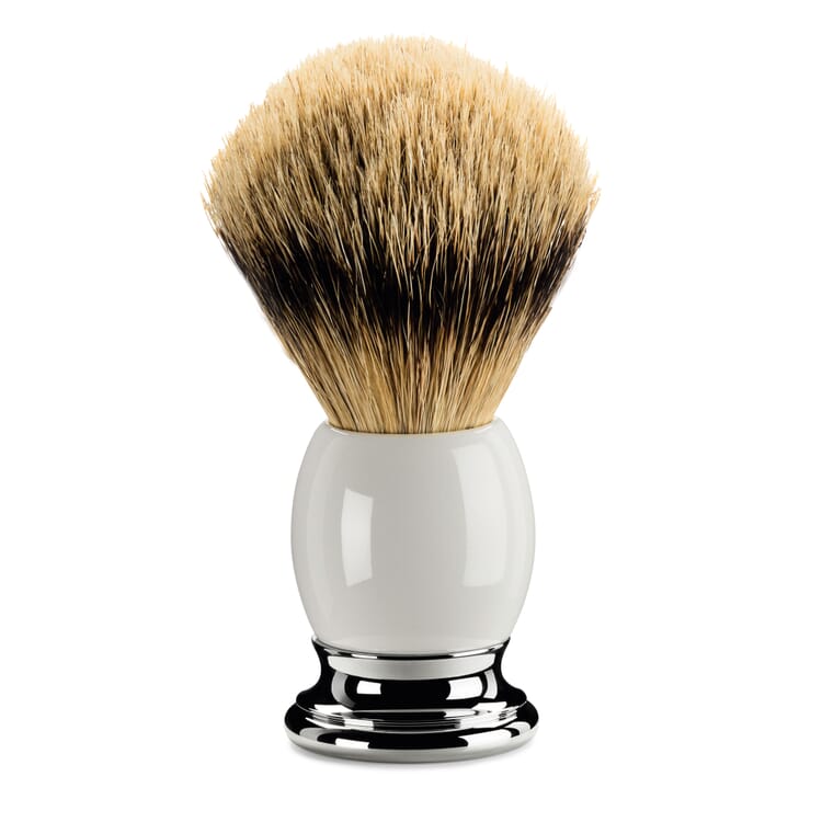 Badger Hair Shaving Brush, Porcelain