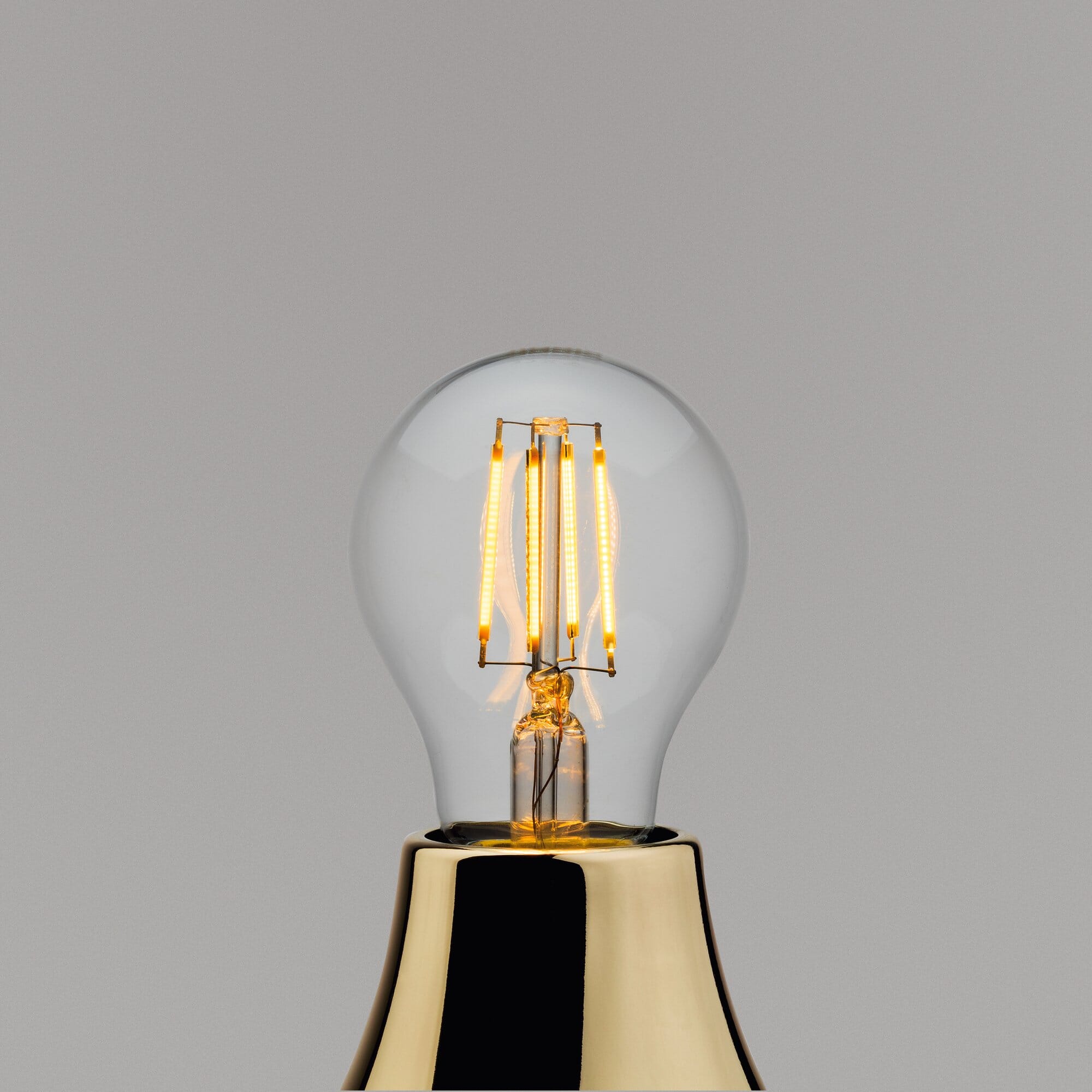 LED filament bulb E27, E 27 9 W, Clear